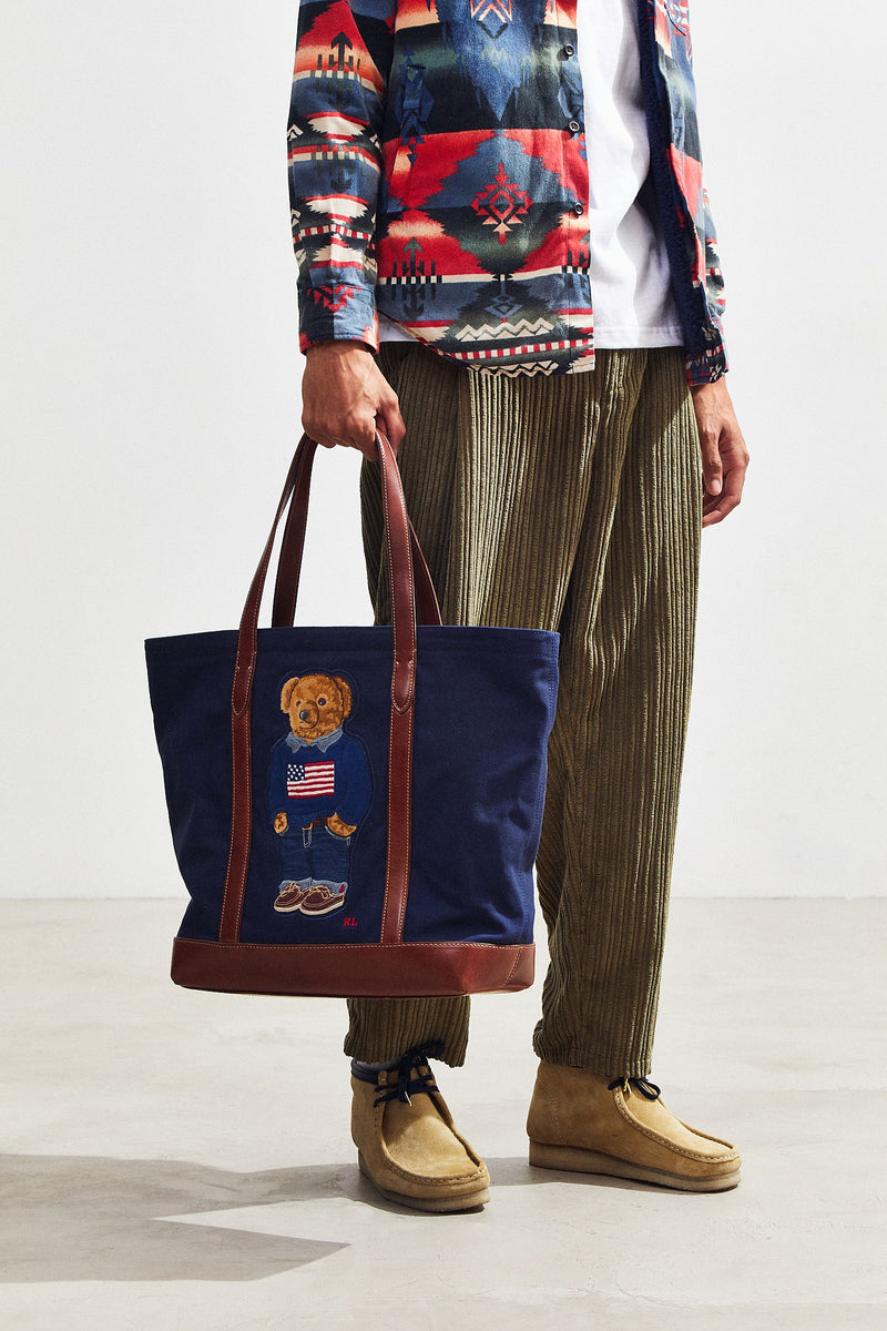 Polo Ralph Lauren American Flag Sweater Tote Bag – Pit-a-Pats.com