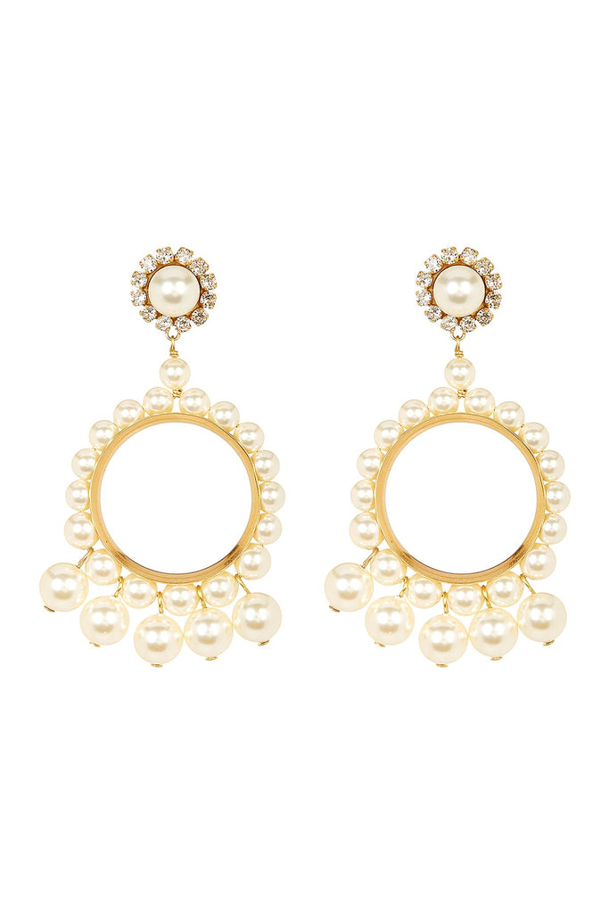 Marc Jacobs Faux Pearl Drop Earrings - PitaPats.com