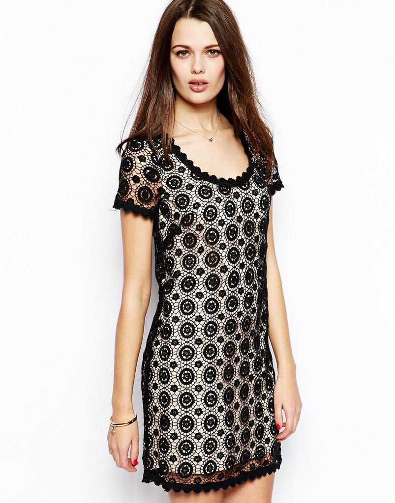 FRENCH CONNECTION USA Hope Lace Dress - PitaPats.com