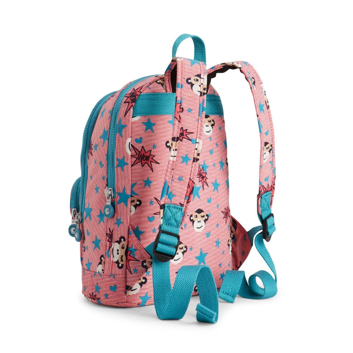 Kipling Women's Backpack Declan Dazzling Heart Travel Gym Commuter Backpack