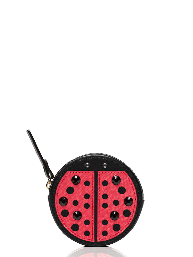 Kate Spade turn over a new leaf ladybug coin purse - PitaPats.com