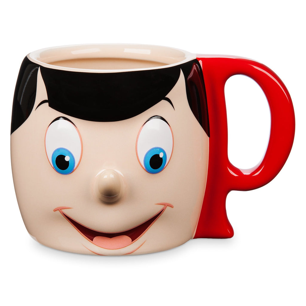 Disney Pinocchio Face Figural Mug - PitaPats.com