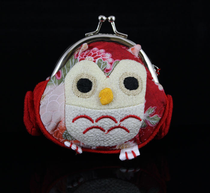APRIQUE OWL Kimono Style coin purse - PitaPats.com