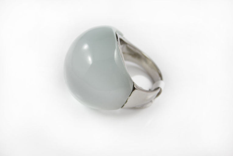 Light Gray Dome Cocktail Ring - PitaPats.com