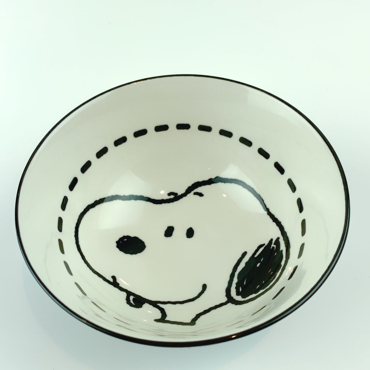 Peanuts Snoopy Black and White Silhouette Tidbit Bowl Standard by ZRIKE  BRANDS