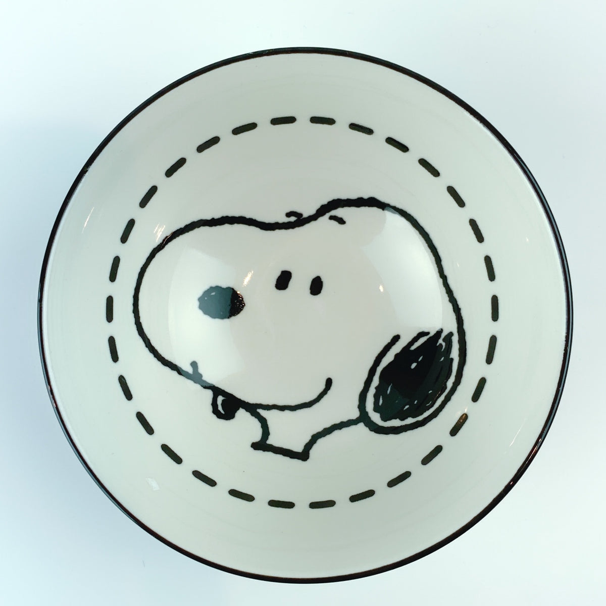 Peanuts Snoopy Black and White Silhouette Tidbit Bowl Standard by ZRIKE  BRANDS