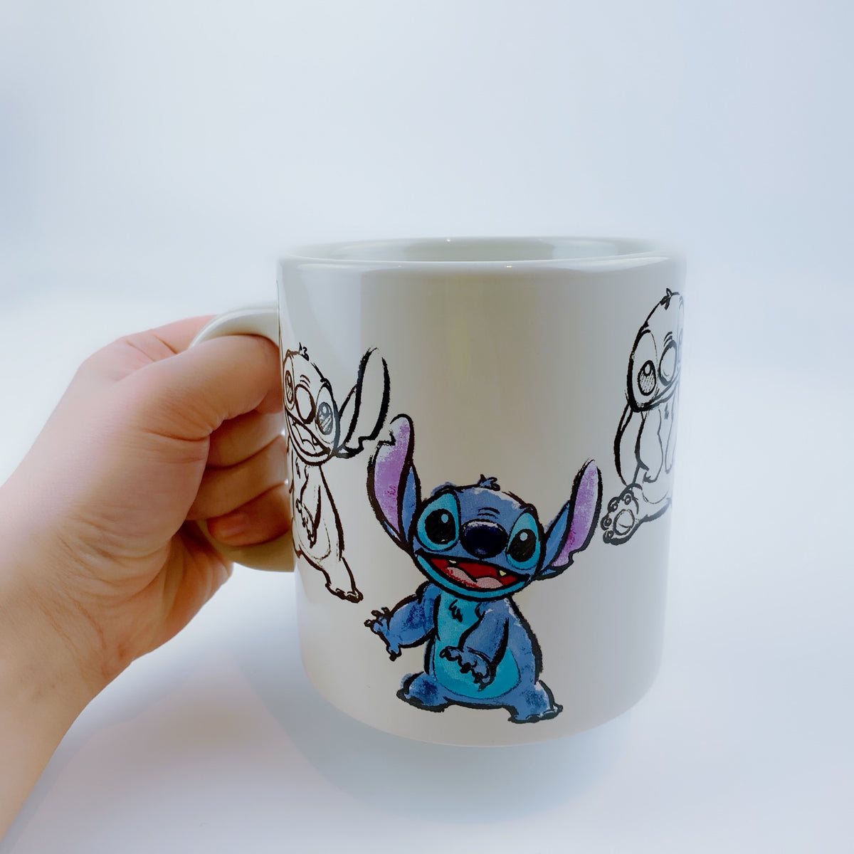 Disney Lilo & Stitch Stitch con bebé patos taza de cerámica taza 20 oz