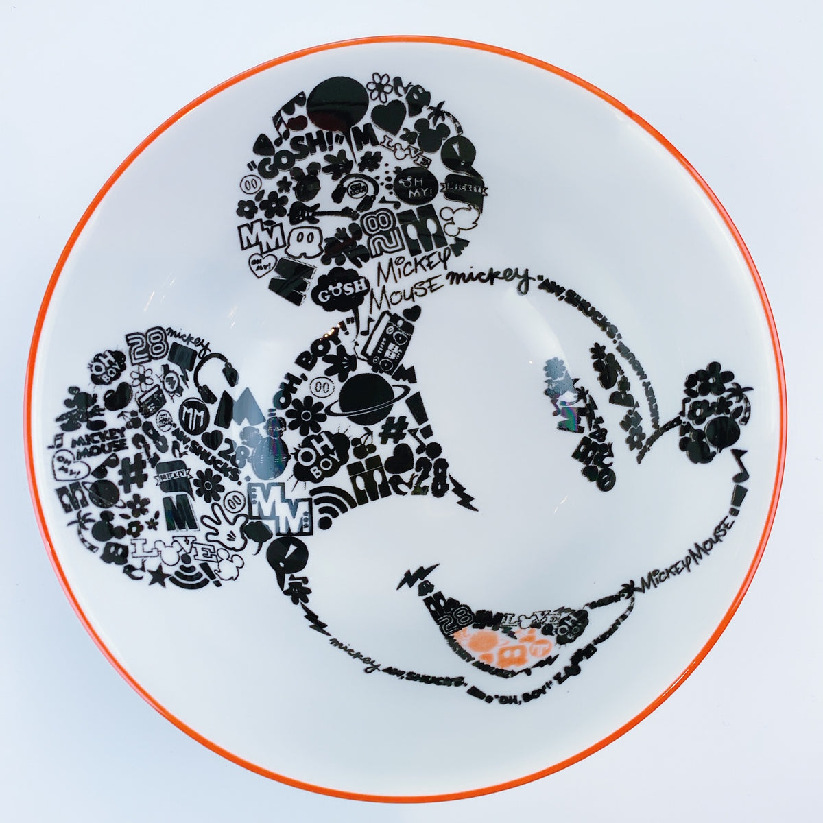 Refurbished- Mickey Year Chalk Graffiti Coasters 4pcs 【Hallmark