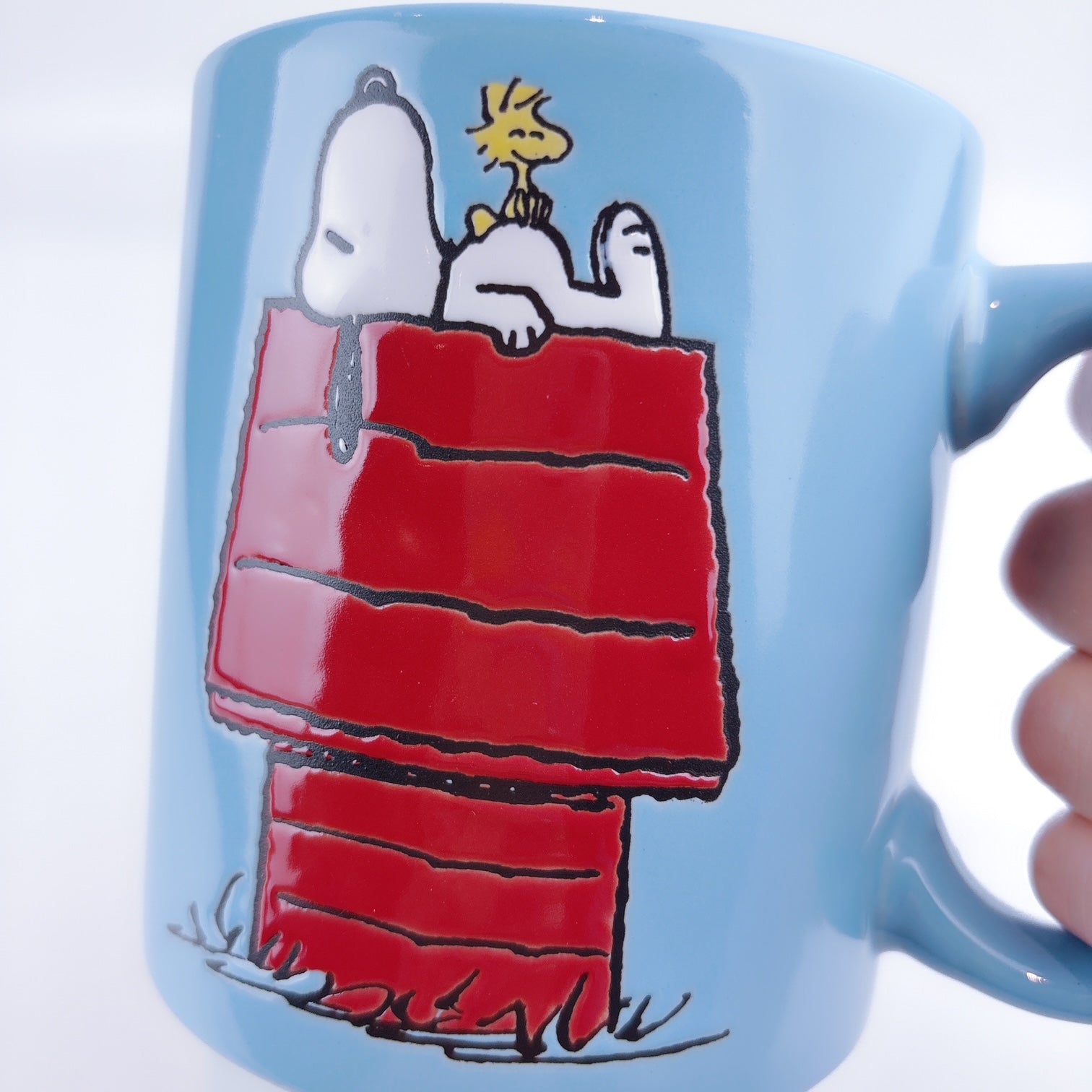 Mug Snoopy QuyCup 90ml - Snoopy Sur Vélo Rouge - R-PET Écologique - Fabriqué En France