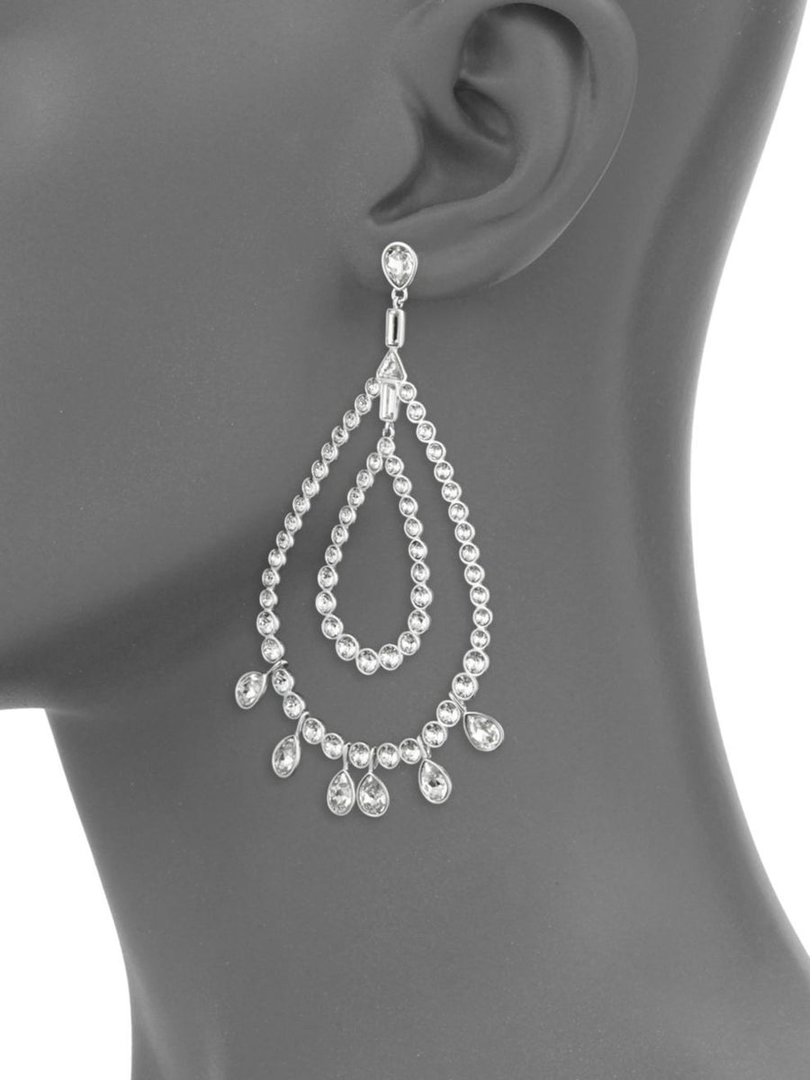 Swarovski Academic Pierced Drop Earrings – Pit-a-Pats.com