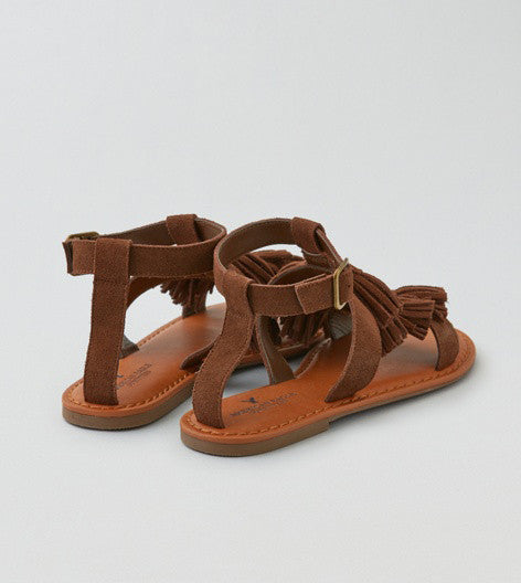 American Eagle Outfitters AEO TASSEL T-STRAP SANDAL - PitaPats.com