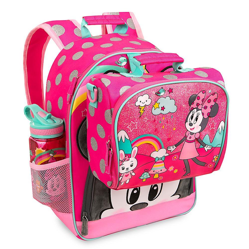 Disney Minnie Mouse Rainbow Backpack Red Bow – Pit-a-Pats.com