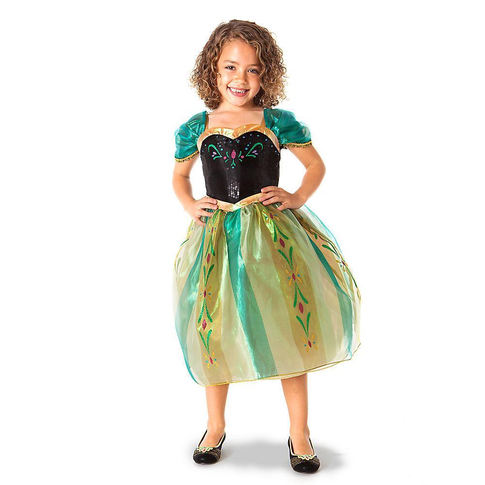 anna disney green dress Amazon.com: Disguise Disney's Frozen Anna Coronation Gown Deluxe Girls Costume, Medium/7-8 : Clothing, Shoes & Jewelry