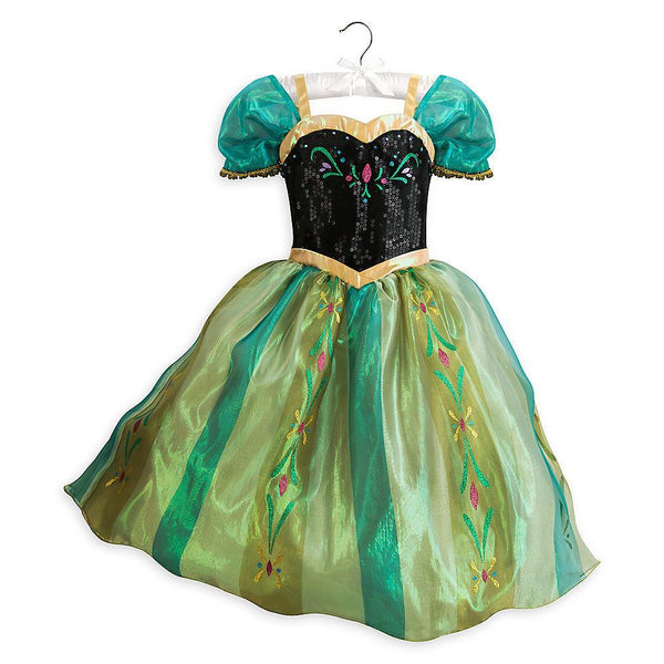 anna disney green dress Disney Anna Costume for Kids – Pit-a-Pats.com