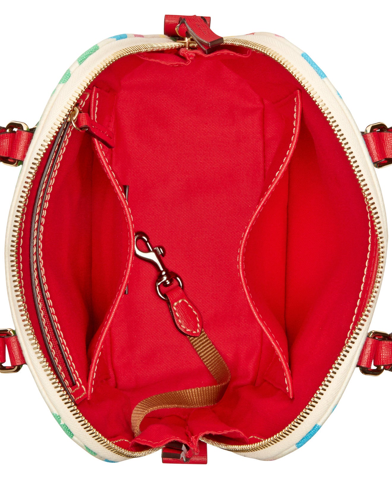 Dooney Bourke Bitsy Zip Zip Satchel Bag Pit a Pats