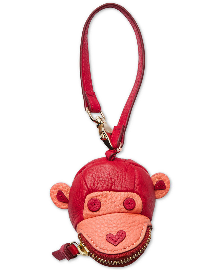 Fossil Monkey Bag Charm Tomato