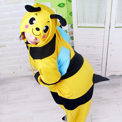 PITaPATs kids onesie animal jumpsuit costume - long sleeve bumblebee - PitaPats.com