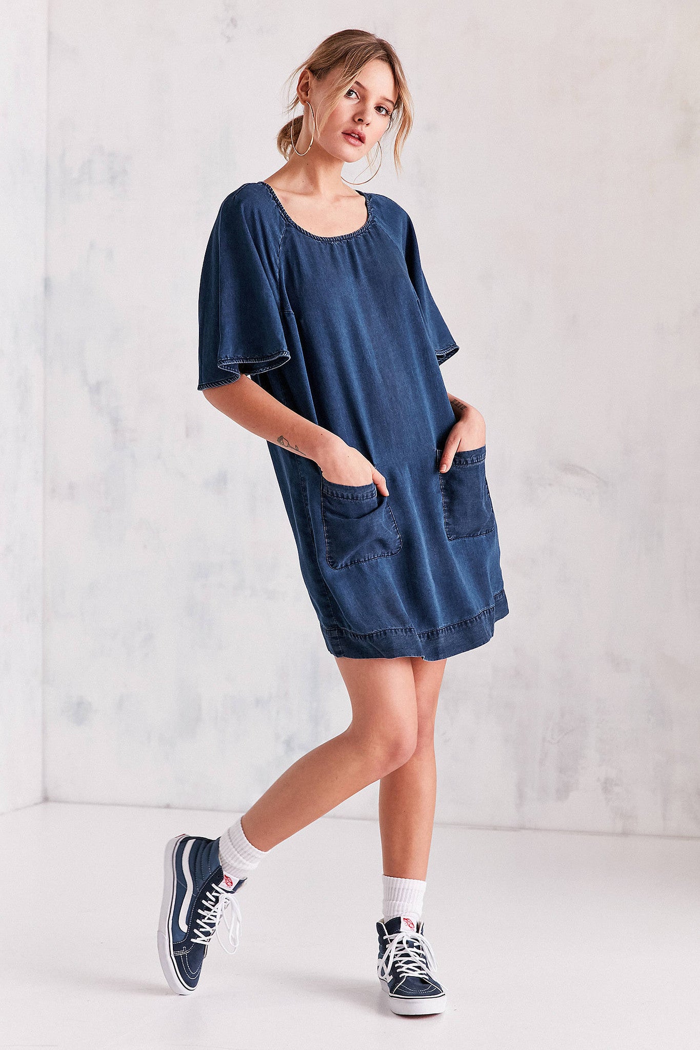 Cooperative Chambray Raglan Sleeve Dress – Pit-a-Pats.com