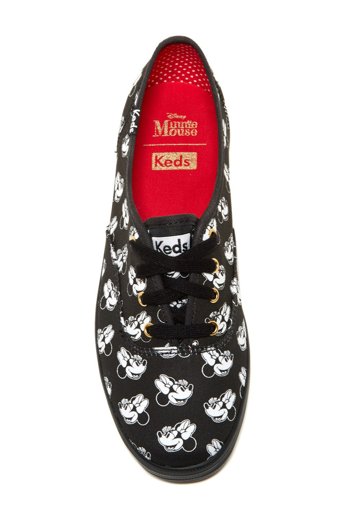 Keds Minnie Mouse Print Low Sneaker - PitaPats.com