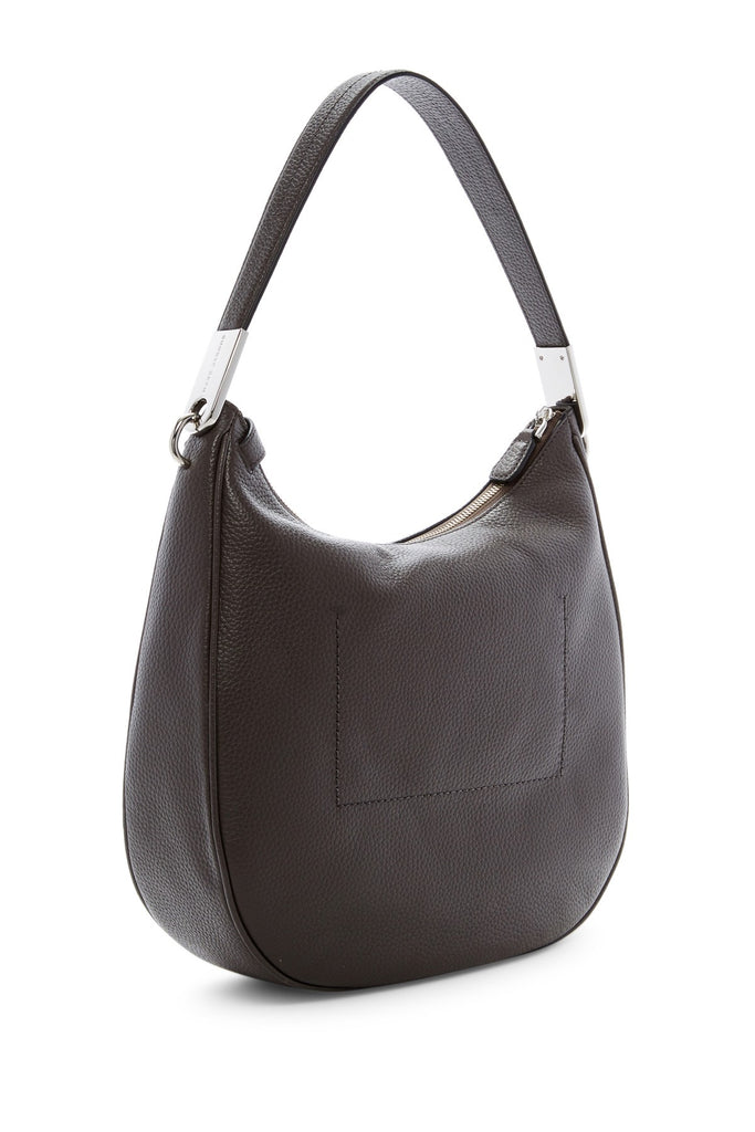 Marc Jacobs The Essential Leather Hobo - ALUMINUM – Pit-a-Pats.com
