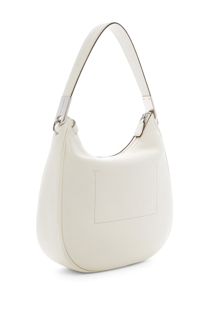 Marc Jacobs The Essential Leather Hobo - ALUMINUM - PitaPats.com