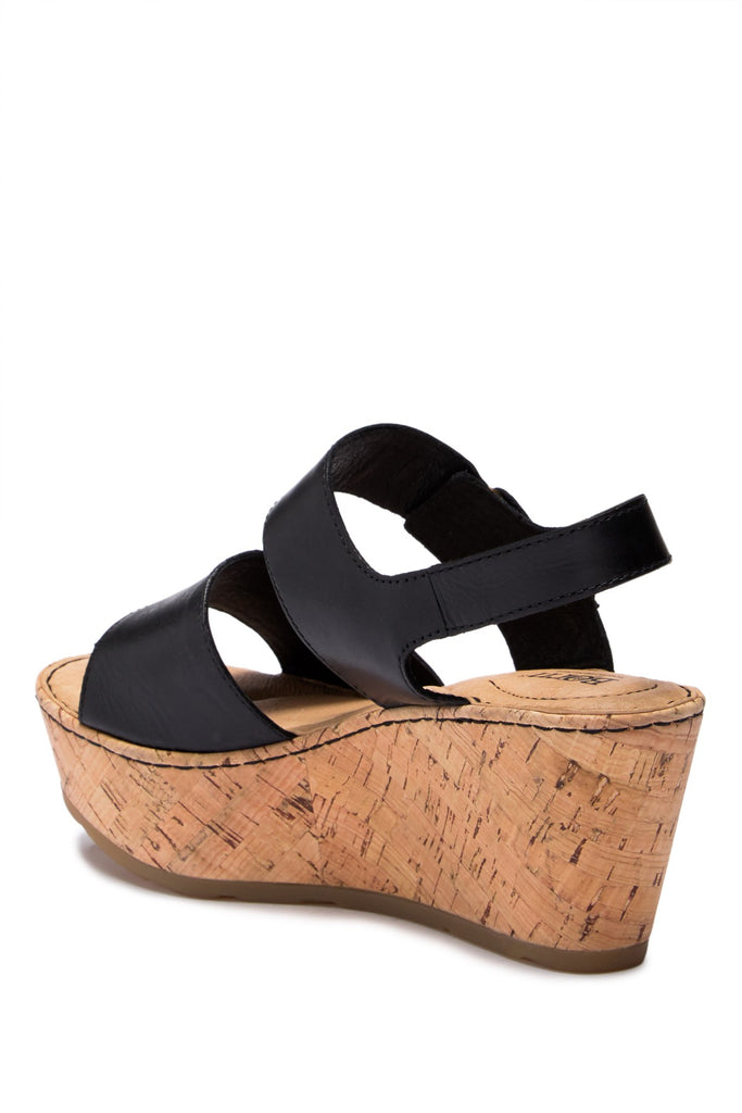 Born Mae Leather Wedge Sandal - PitaPats.com