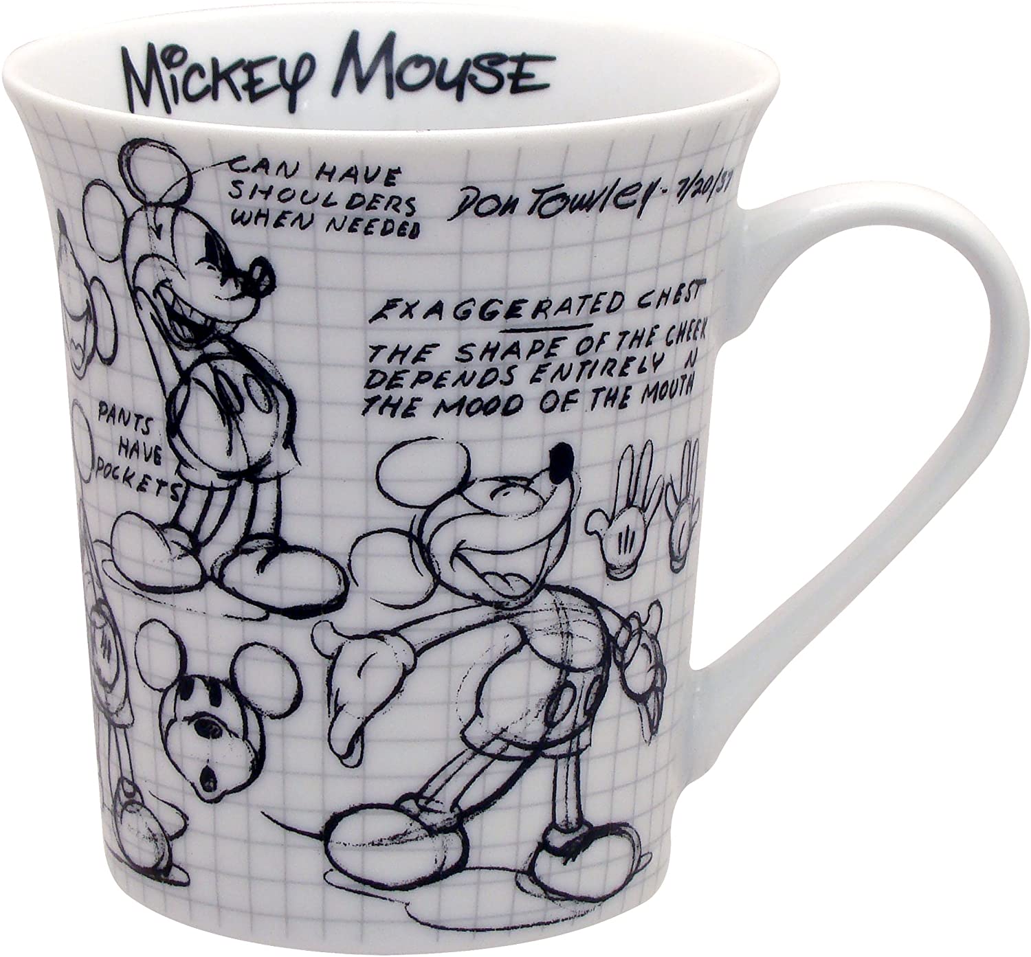 Mickey Mouse Coffee Cup Gray