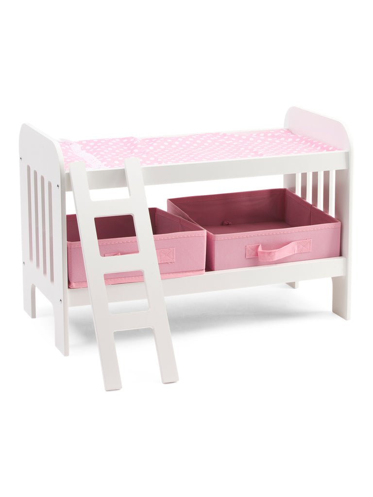 BADGER Kids Doll Bunk Bed With Ladder - PitaPats.com