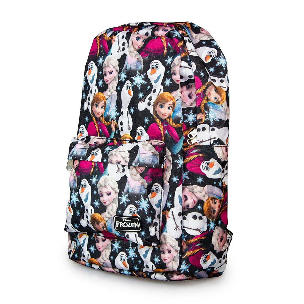 Disney Frozen Elsa, Anna and Olaf All Over Print Backpack - PitaPats.com