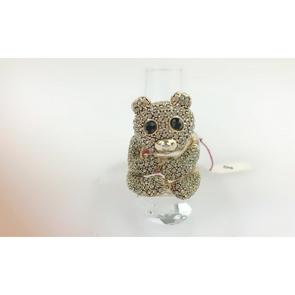 Custom Made Teddy Bear Cocktail Ring - PitaPats.com