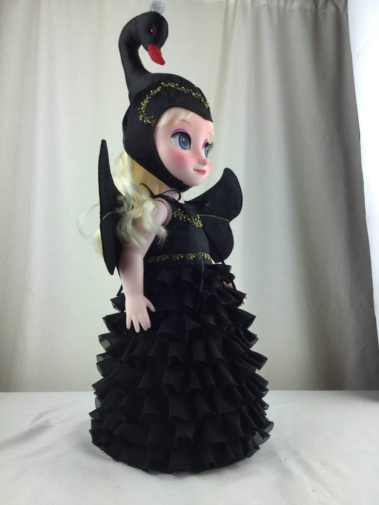 Custom Disney Animator Doll - Black Swan princess - PitaPats.com