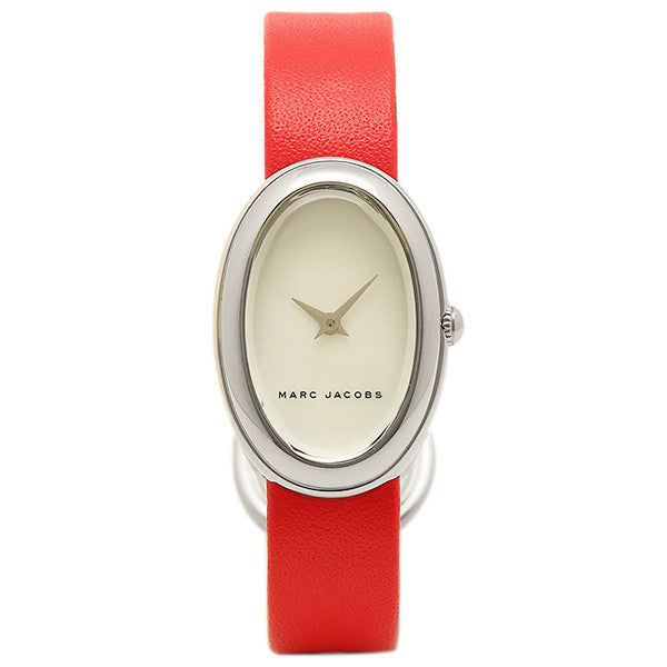 MARC JACOBS Women's Cicely Oval Dial Leather Strap Watch - PitaPats.com