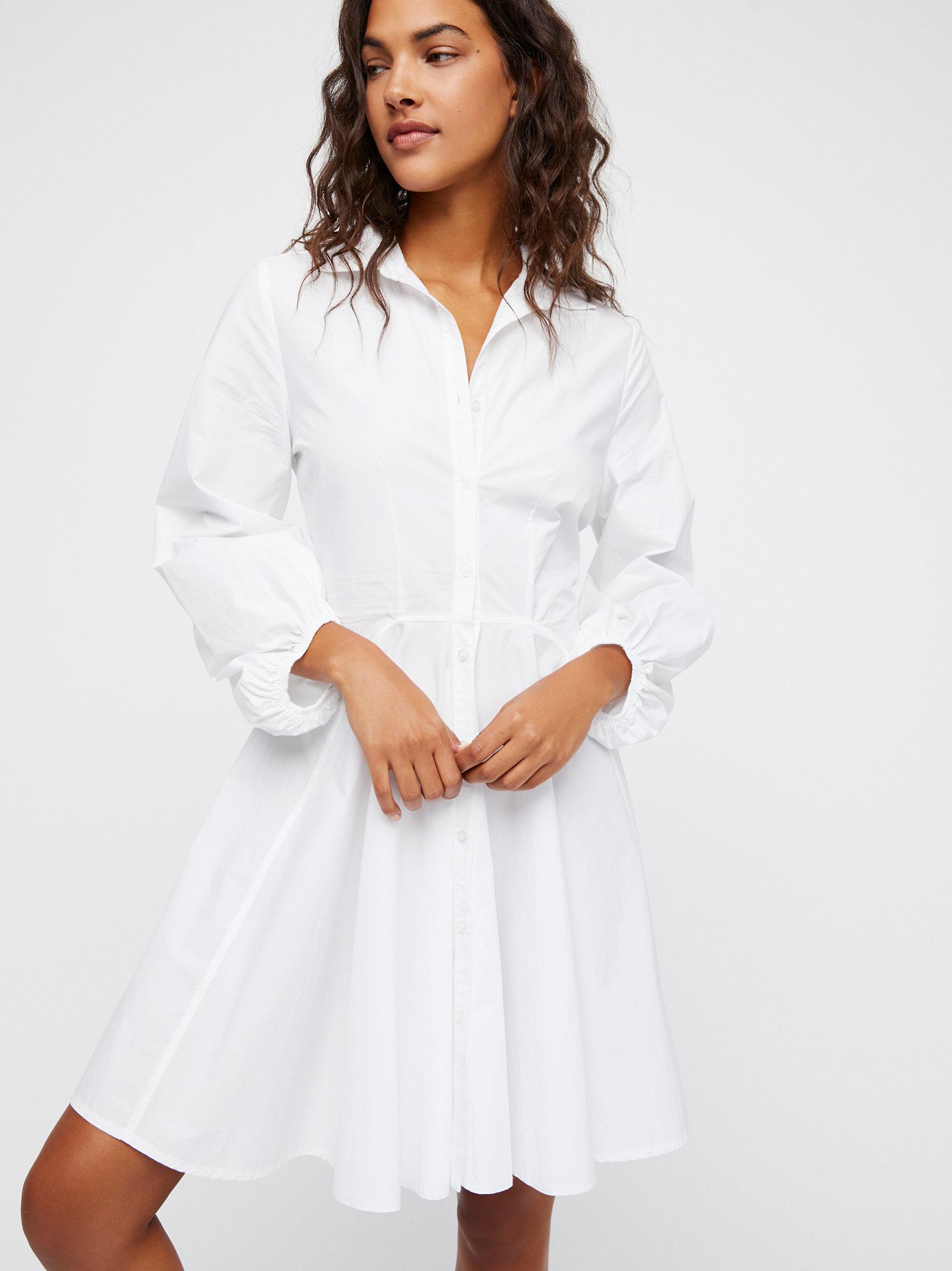 FREE PEOPLE All The Time New Tunic White Peplum Top – Pit-a-Pats.com