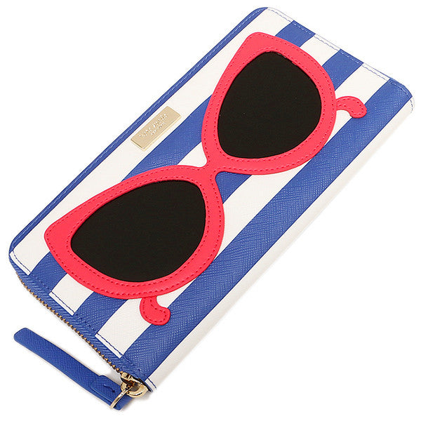 Kate Spade make a splash neda Sunglasses Zip Wallet - PitaPats.com