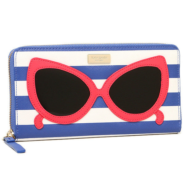 Kate Spade make a splash neda Sunglasses Zip Wallet - PitaPats.com