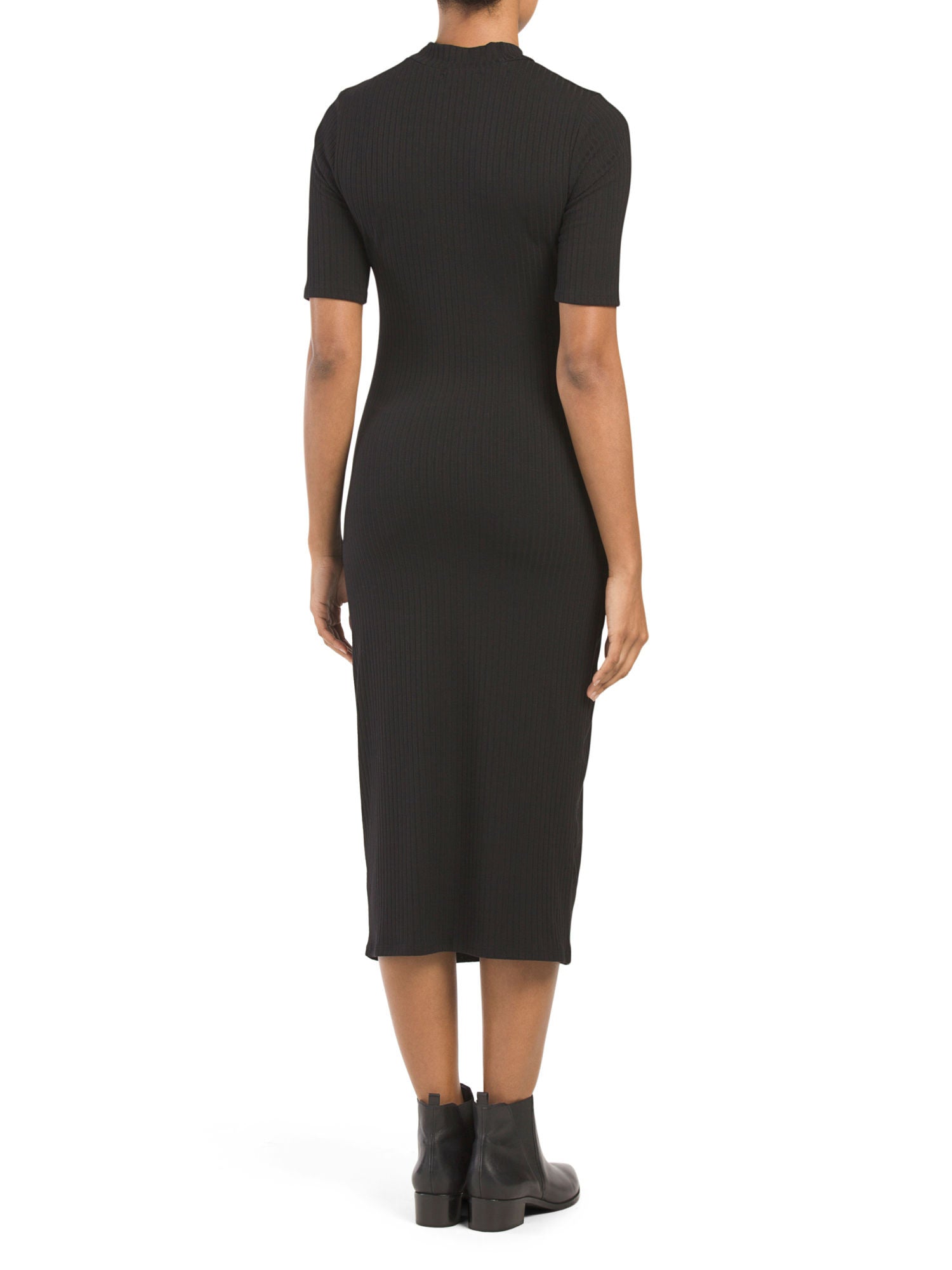 juniors midi dresses MONTEAU Juniors Choker Midi Dress L / Black