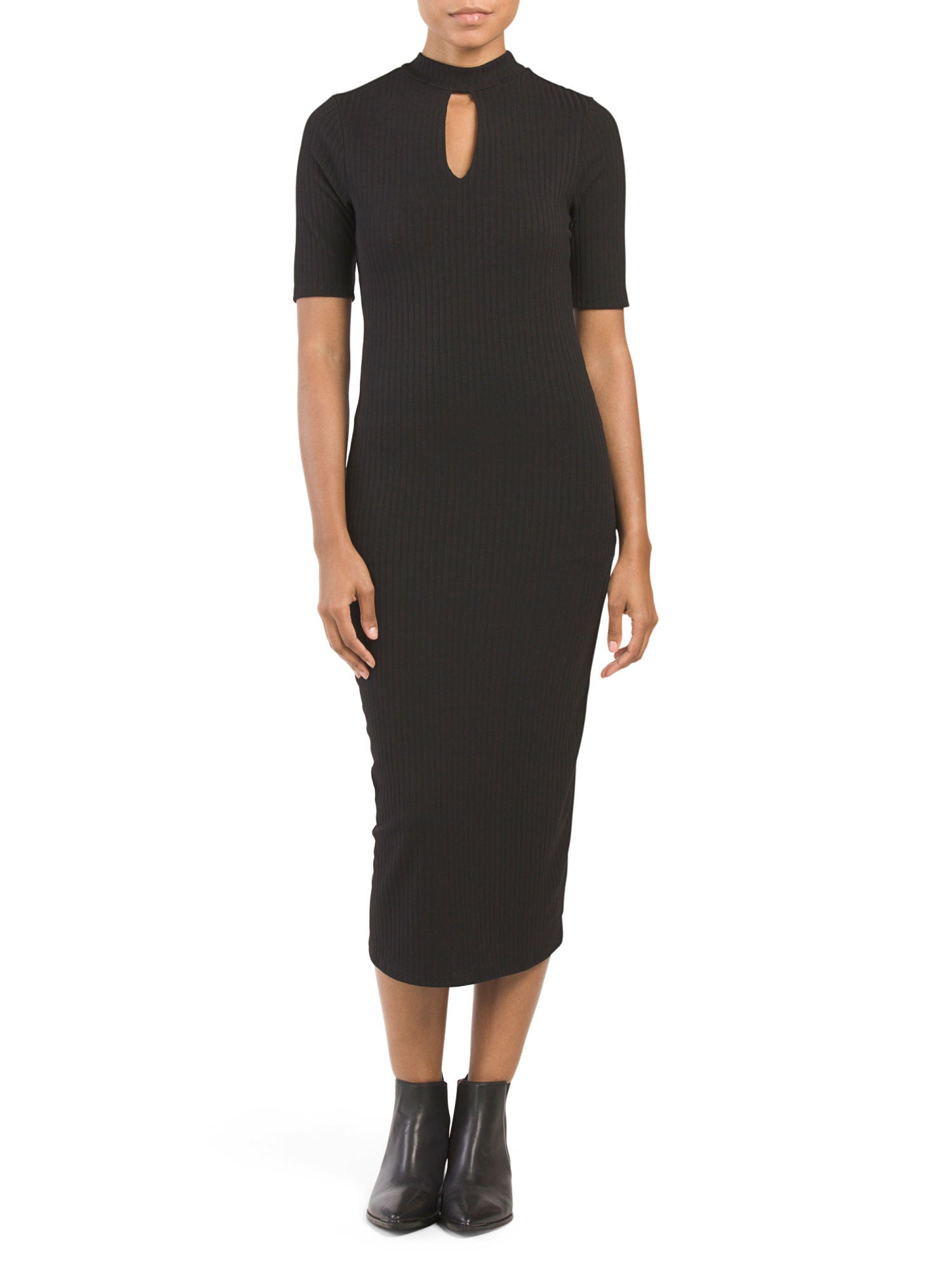 MONTEAU Juniors Choker Midi Dress L / Black