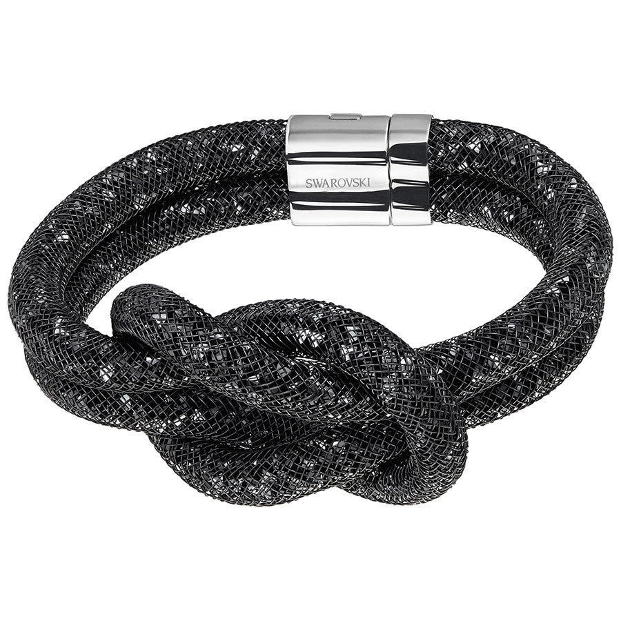 Swarovski Stardust Grey Knot Bracelet (M: 7 3/4 inches) -Grey - PitaPats.com