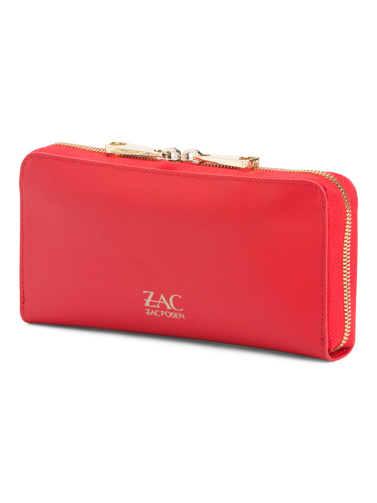 New Zac Posen Earthette Wallet Crossbody Small Bag W/Chain Dk