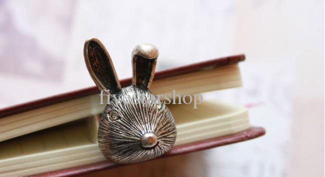 Antique Silver Bunny Face Ring - PitaPats.com