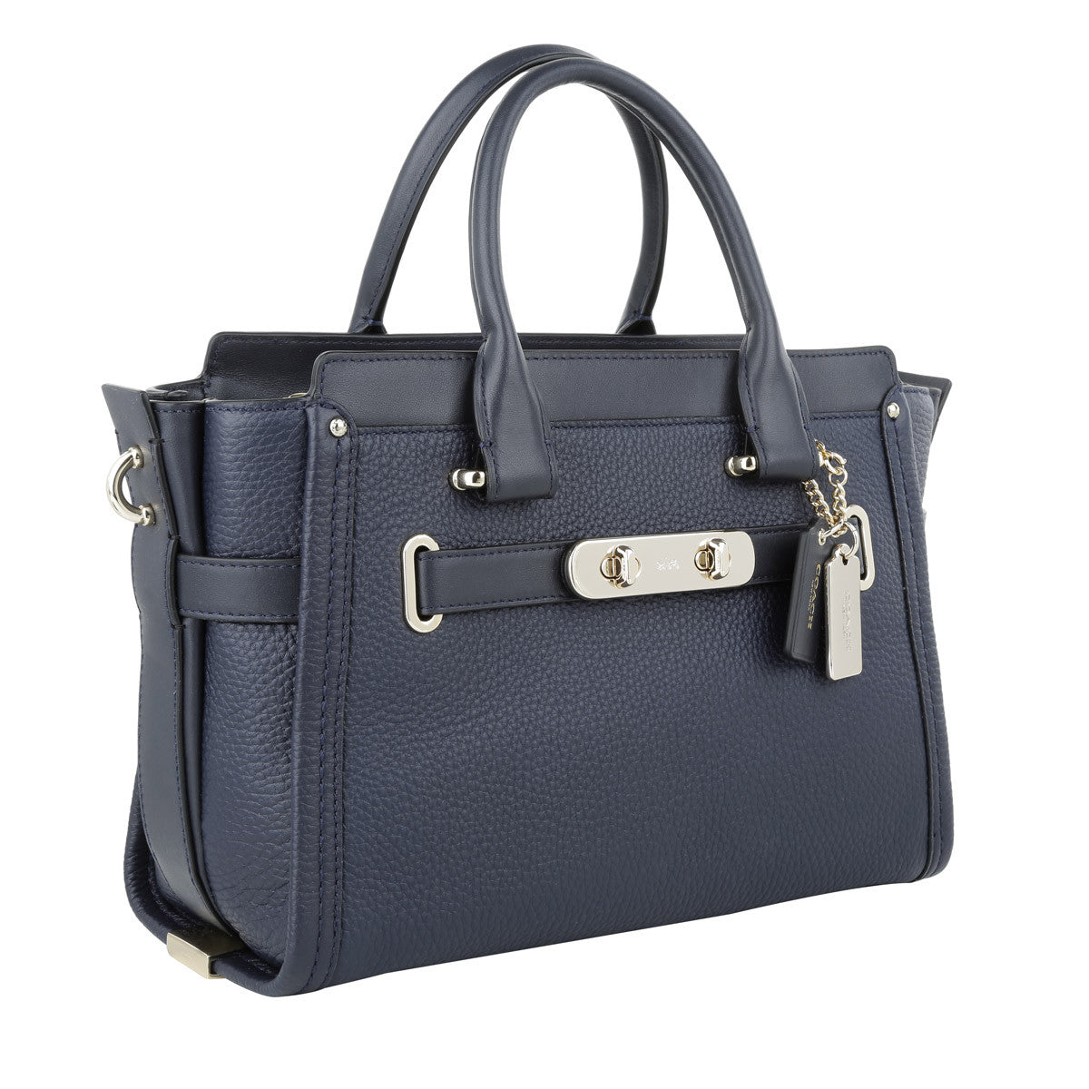 COACH SWAGGER 27 IN PEBBLE LEATHER – Pit-a-Pats.com