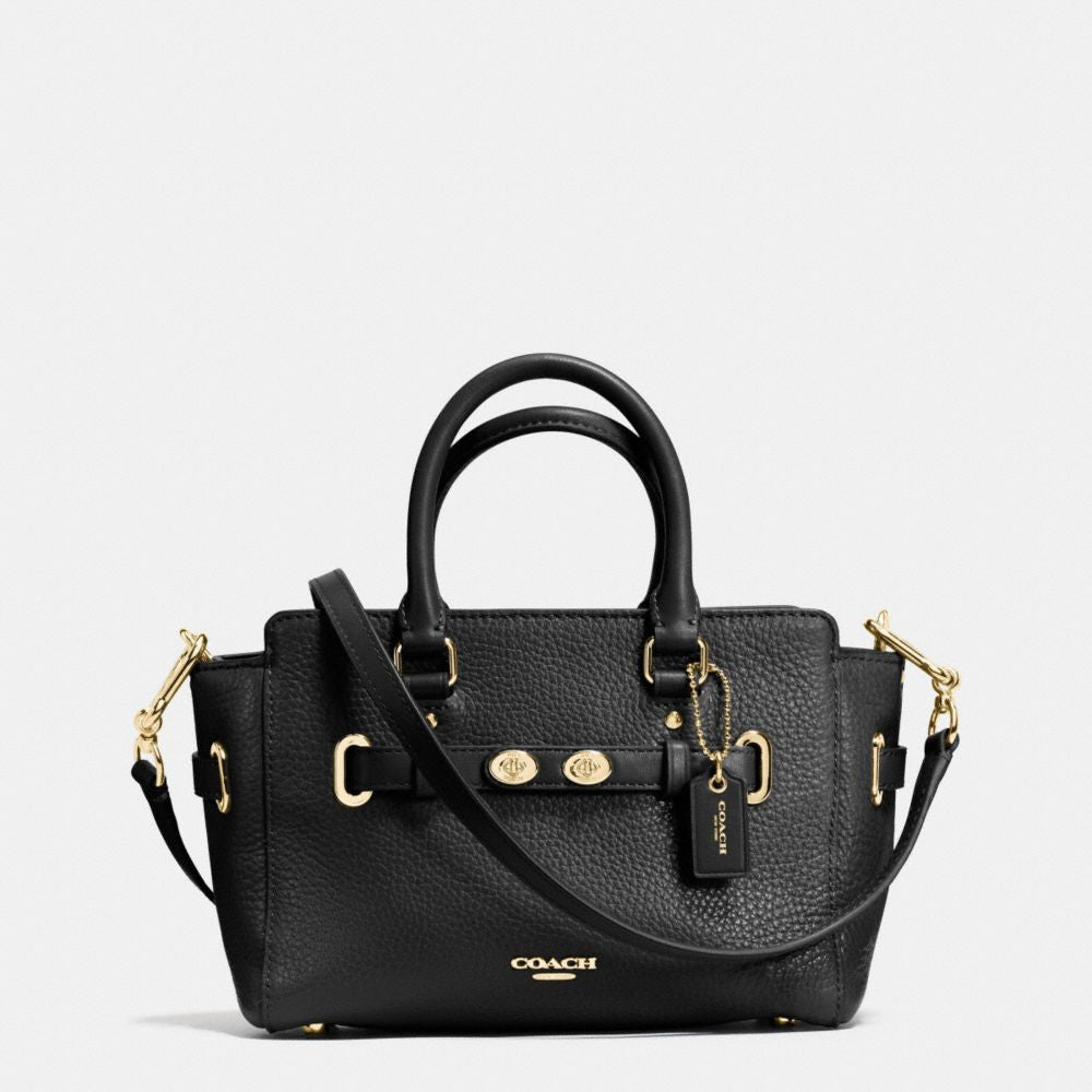 COACH MINI BLAKE CARRYALL IN BUBBLE LEATHER - PitaPats.com