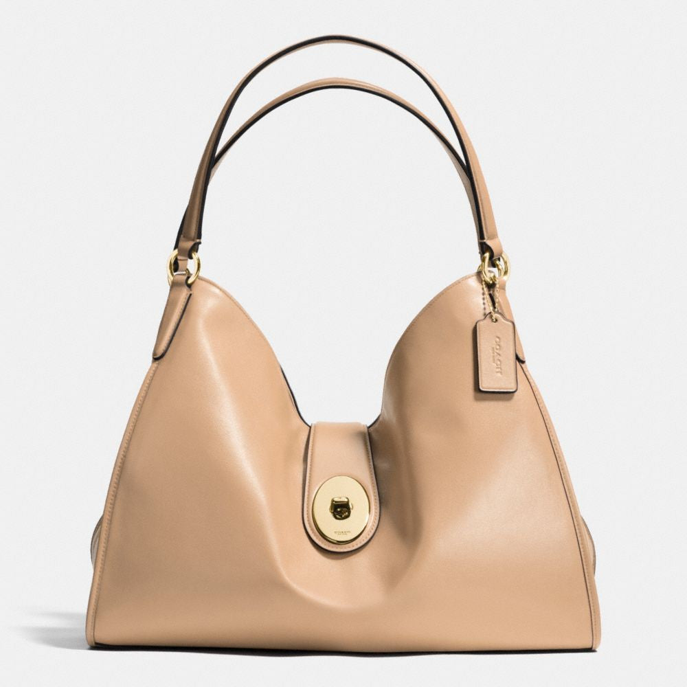 COACH CARLYLE SHOULDER BAG IN SMOOTH LEATHER - PitaPats.com