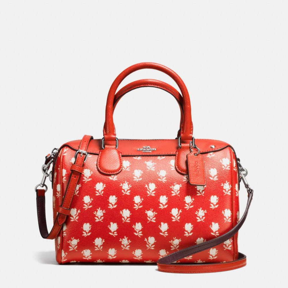 Mini Bennett Satchel in Signature Canvas with PacMan Ghosts Print - One  Quarter