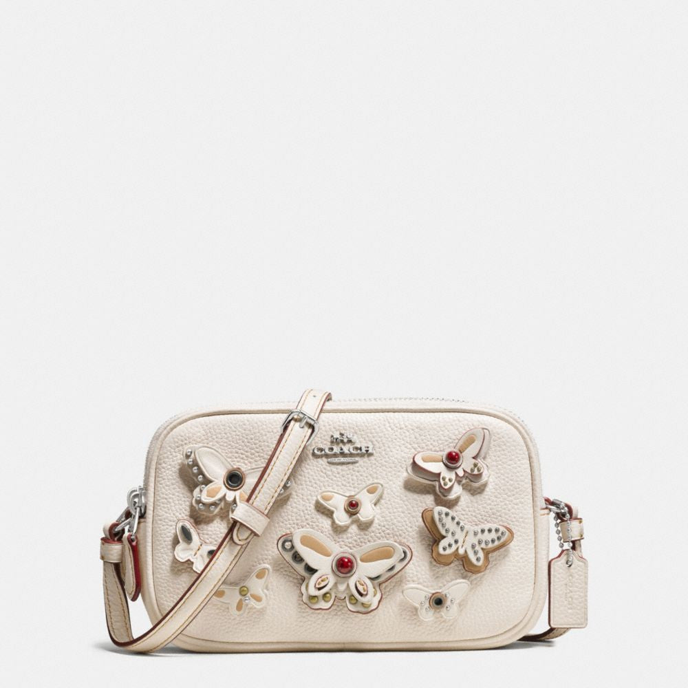 Coach Crossbody Pouch In Pebble Leather, $150, Coach