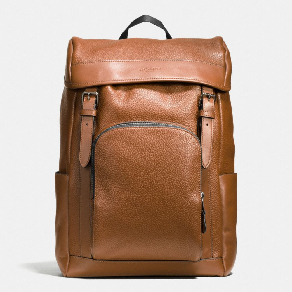 Leather backpack Coach Brown in Leather - 33843577