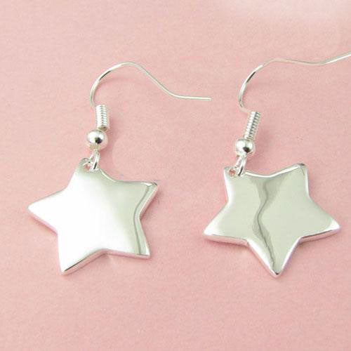 Sterling Silver Star Earring - PitaPats.com