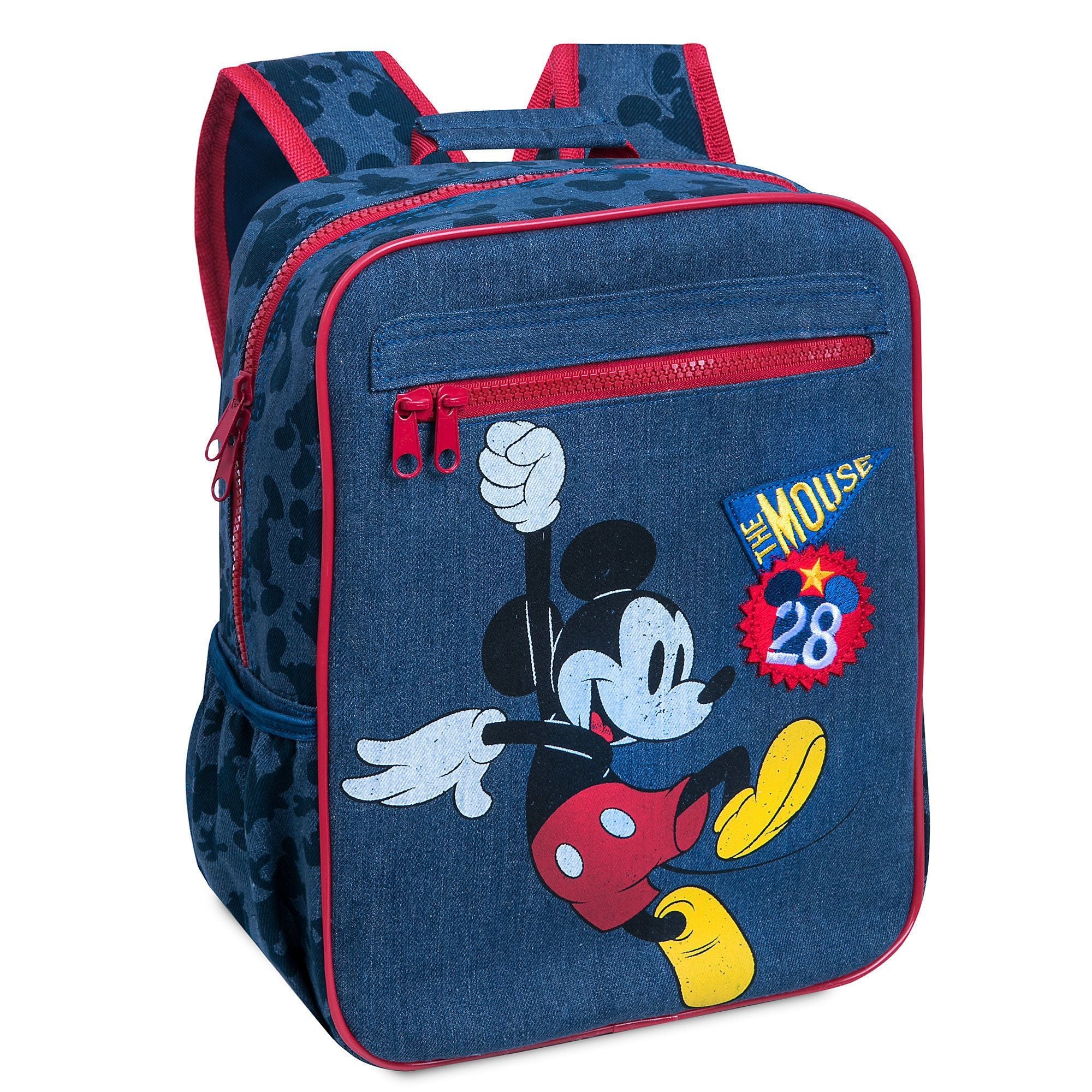 mouse denim backpack