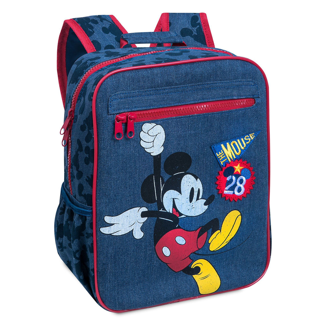 Disney Mickey Mouse Junior Denim Backpack - PitaPats.com