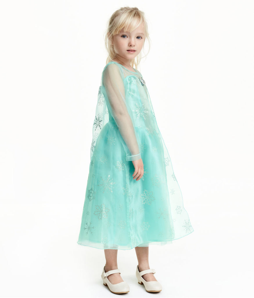 Frozen Elsa Princess Dress costume with Cape - PitaPats.com